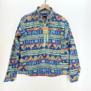 Patagonia Women’s Houdini Stash Pullover Small High Hopes Geo NWT Lightweight